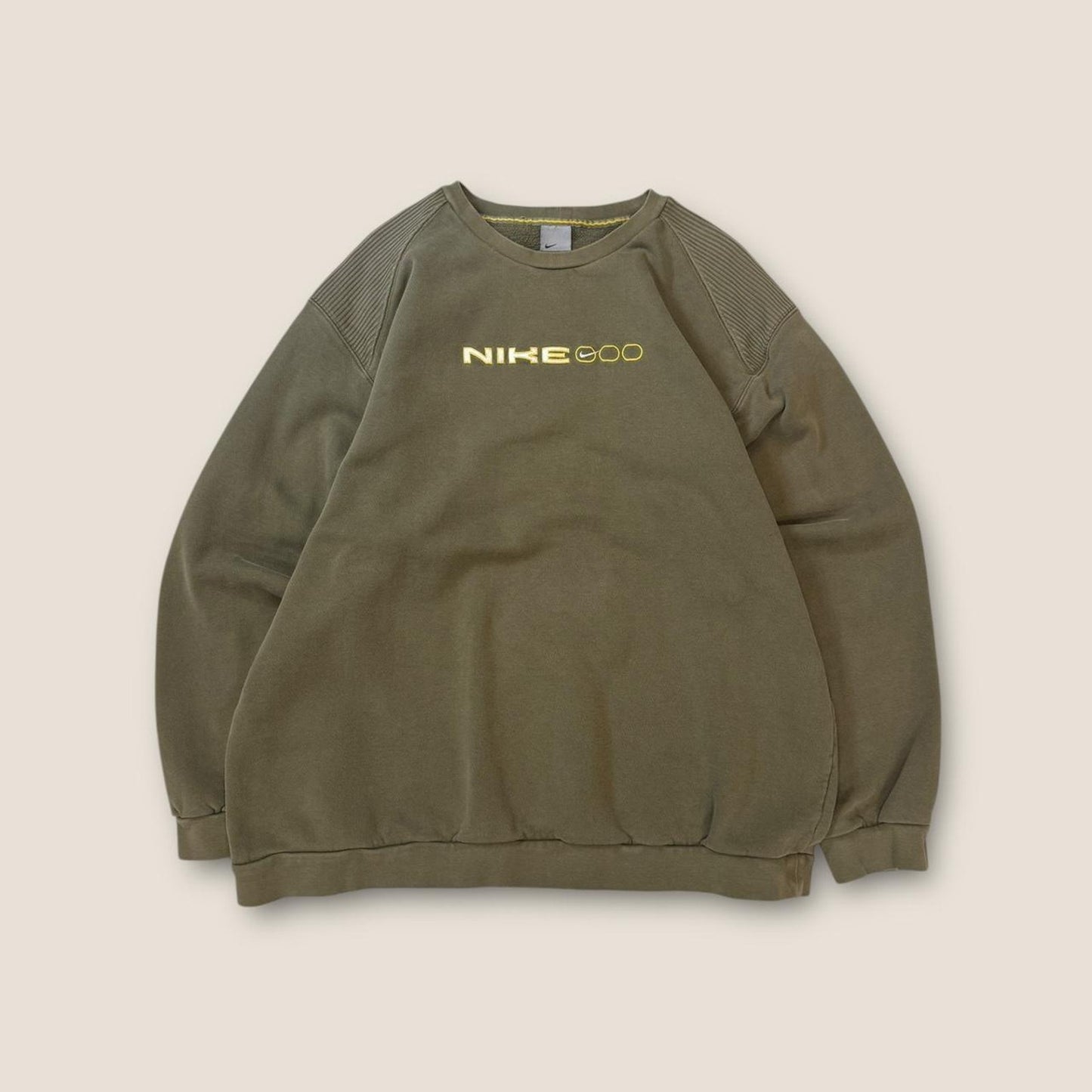 Nike 90s khaki crewneck sweatshirt