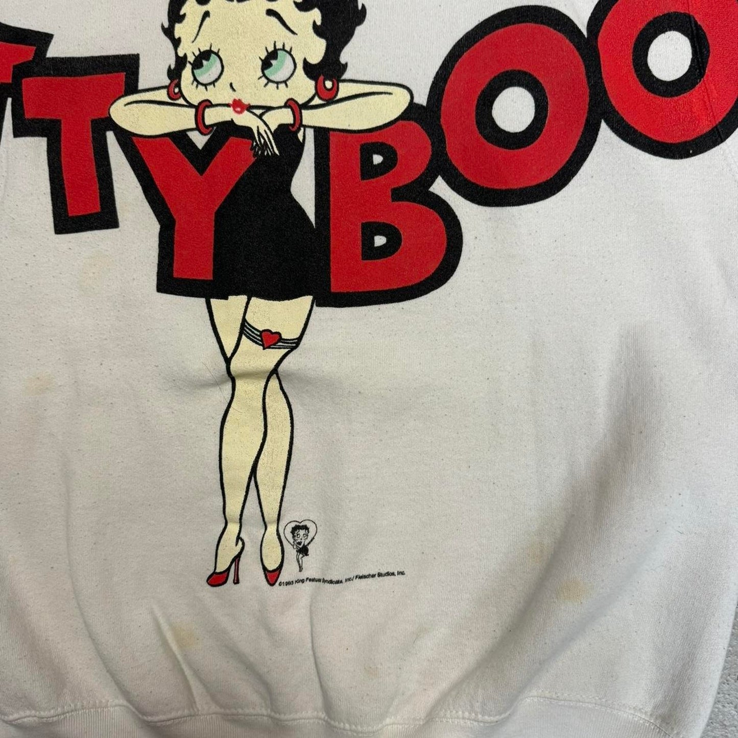 Betty boop crewneck sweatshirt