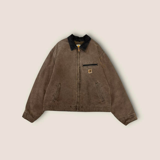 Carhartt brown and tan jacket