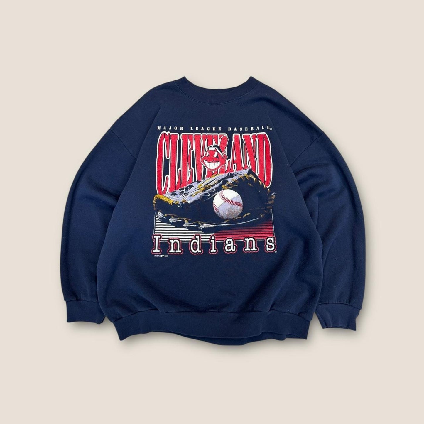 1990s Cleveland Indians navy and