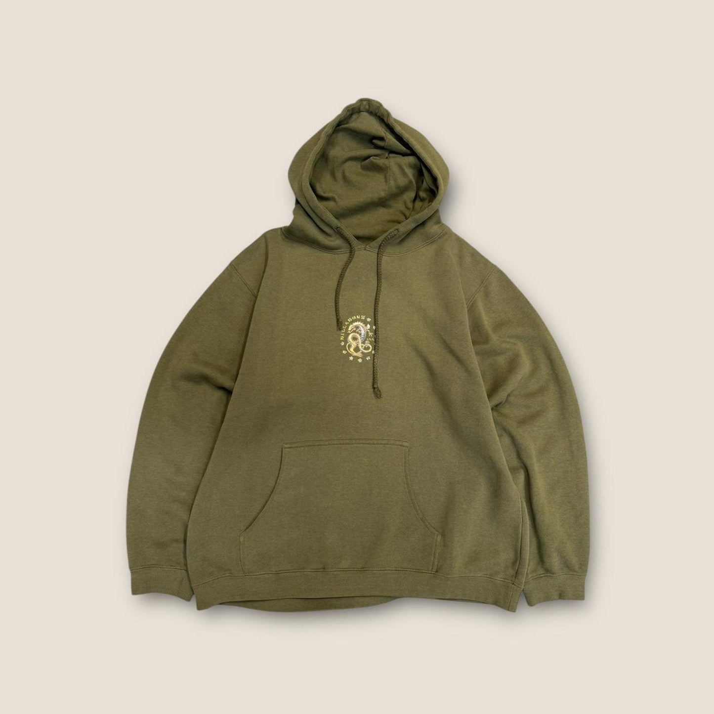 Green and khaki hoodie