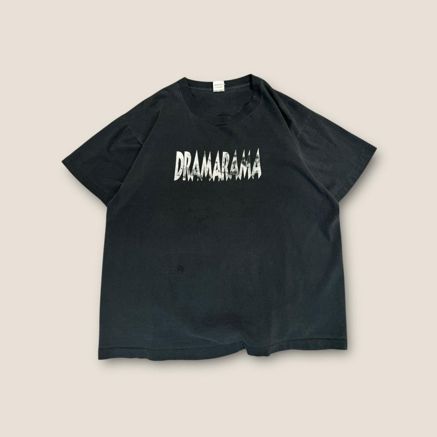 Dramarama black and white tee