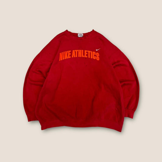 Nike red athletics crewneck sweatshirt