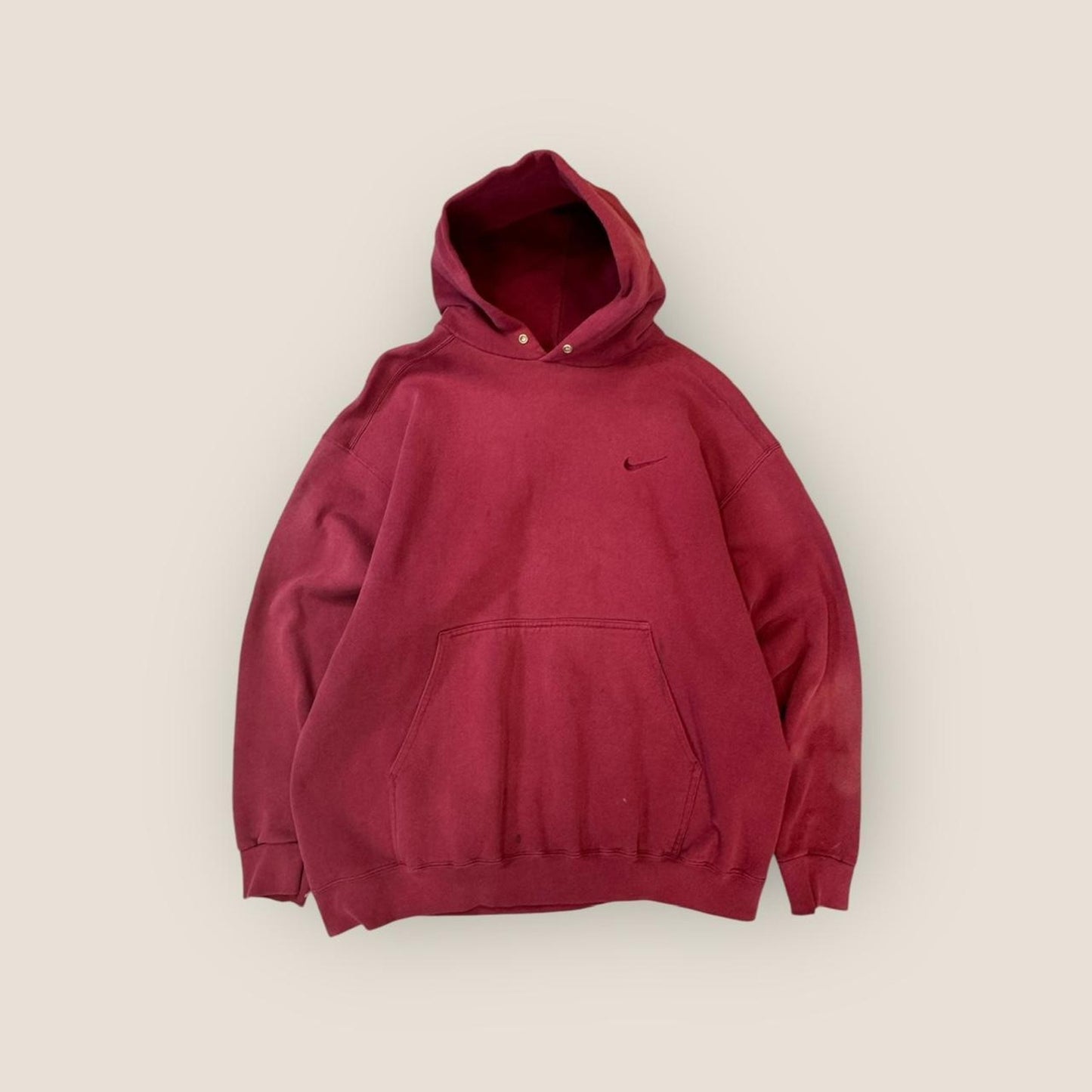 Nike burgundy and red hoodie