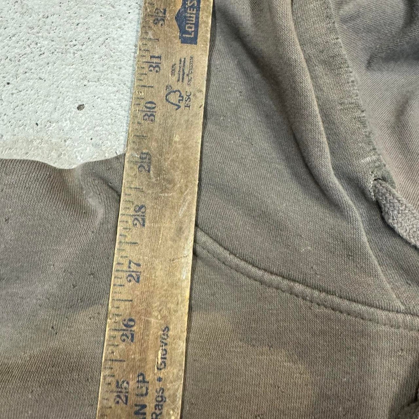 Brown and green vintage hoodie