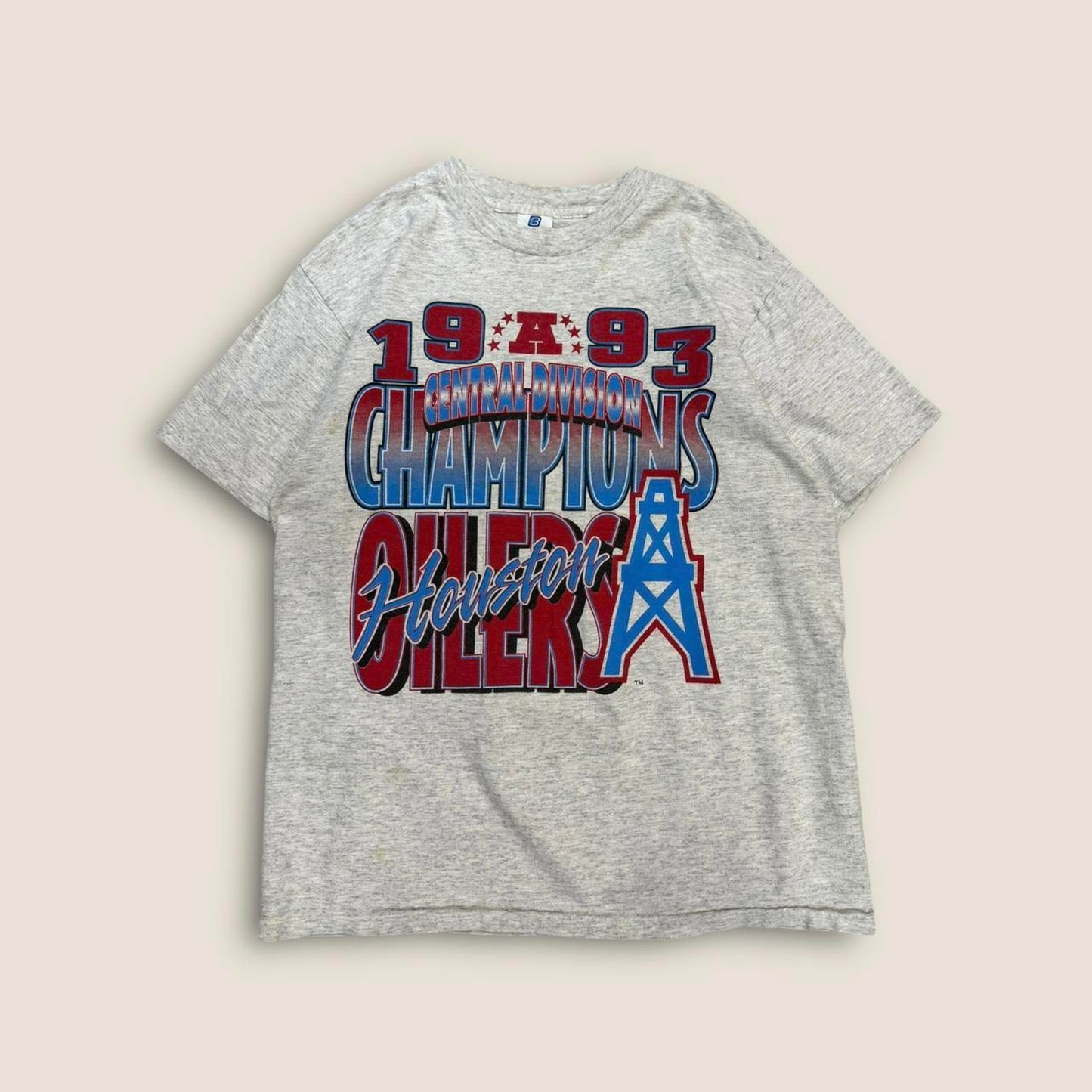 1993 houston oilers grey and